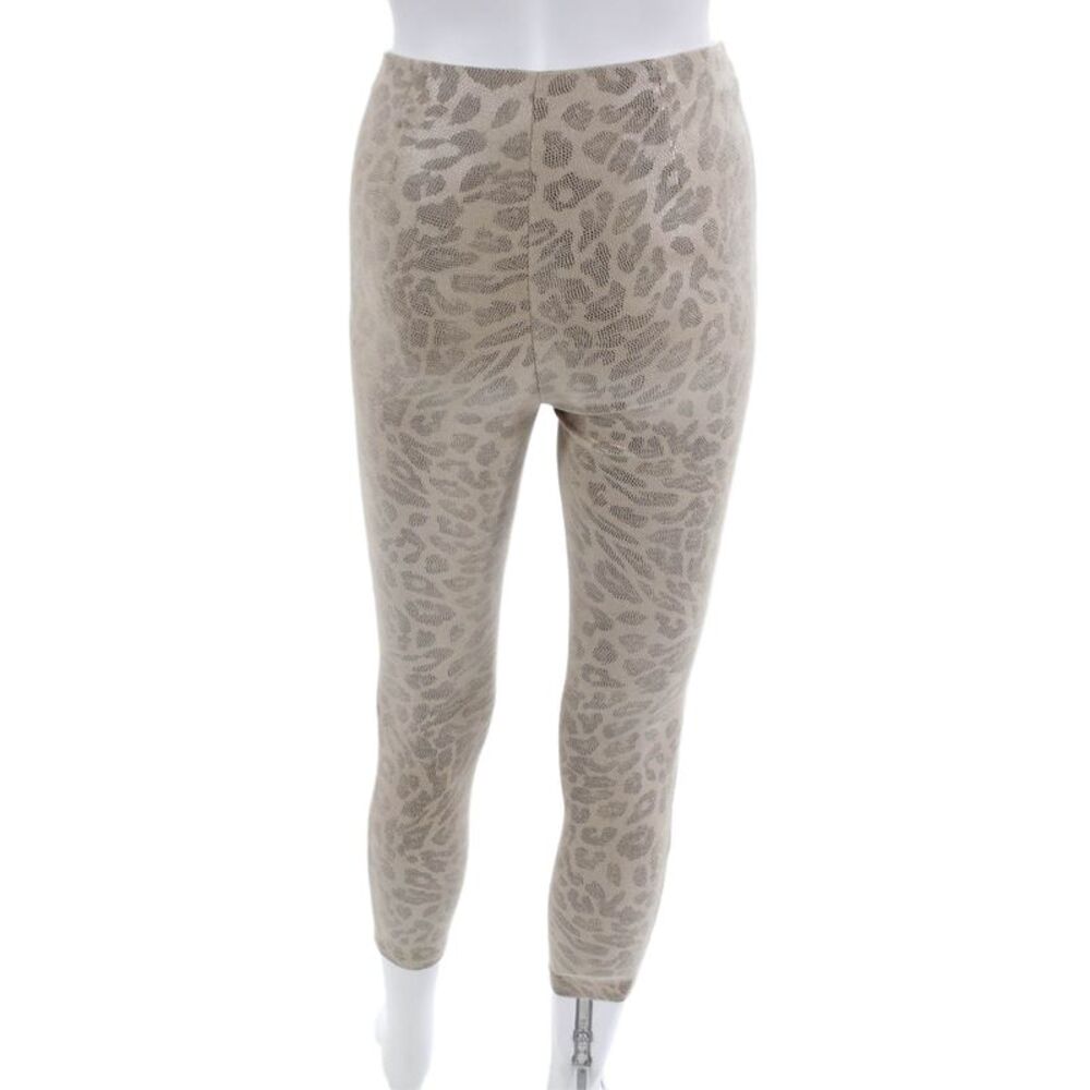 Mother Womens Animal Print High Waisted Skinny Leg Pants Brown Size 00 - Picture 3 of 4